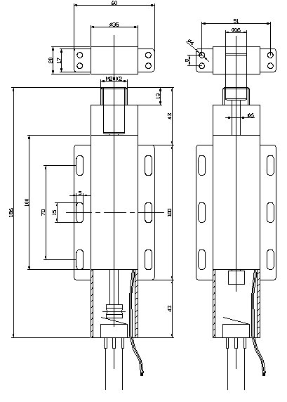电磁锁,双向保持式联系我们尺寸图